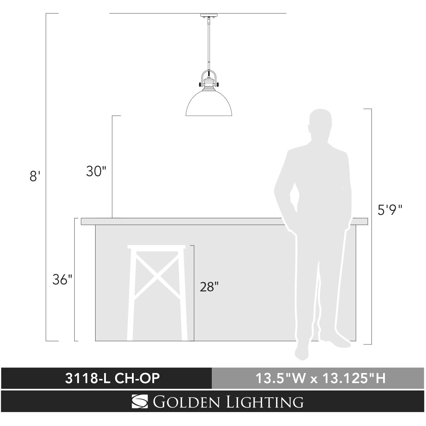 Yep Hines Pendant Ceiling Light in Rubbed Bronze, Seeded Glass, Large