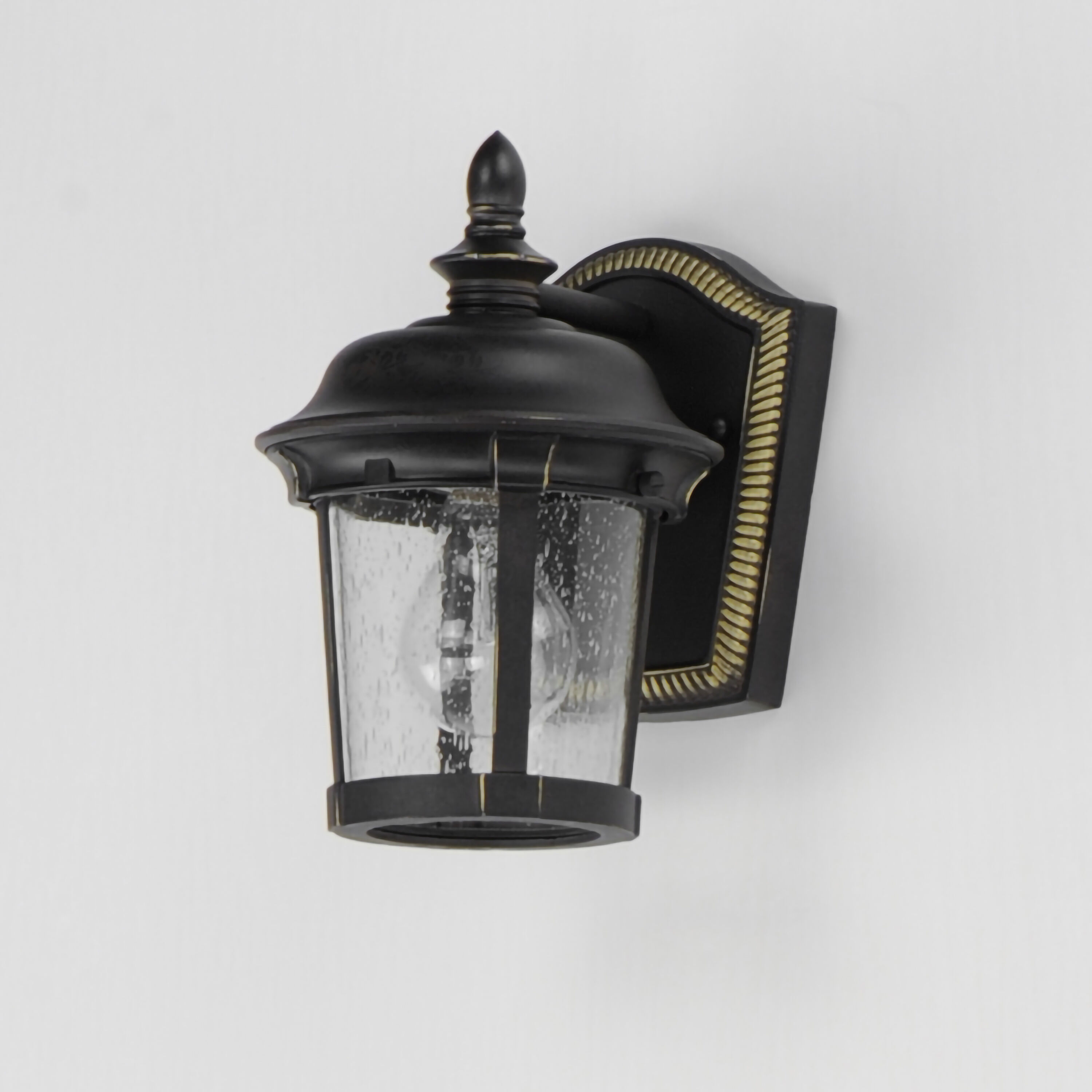 Dover DC 1 Light 10 inch Bronze Outdoor Wall Mount