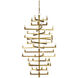 Andre 52 Light 39.75 inch Brass Chandelier Ceiling Light