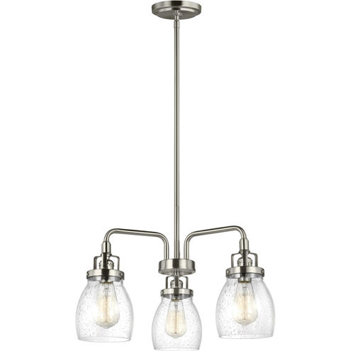 Belton 3 Light 19.88 inch Brushed Nickel Chandelier Ceiling Light