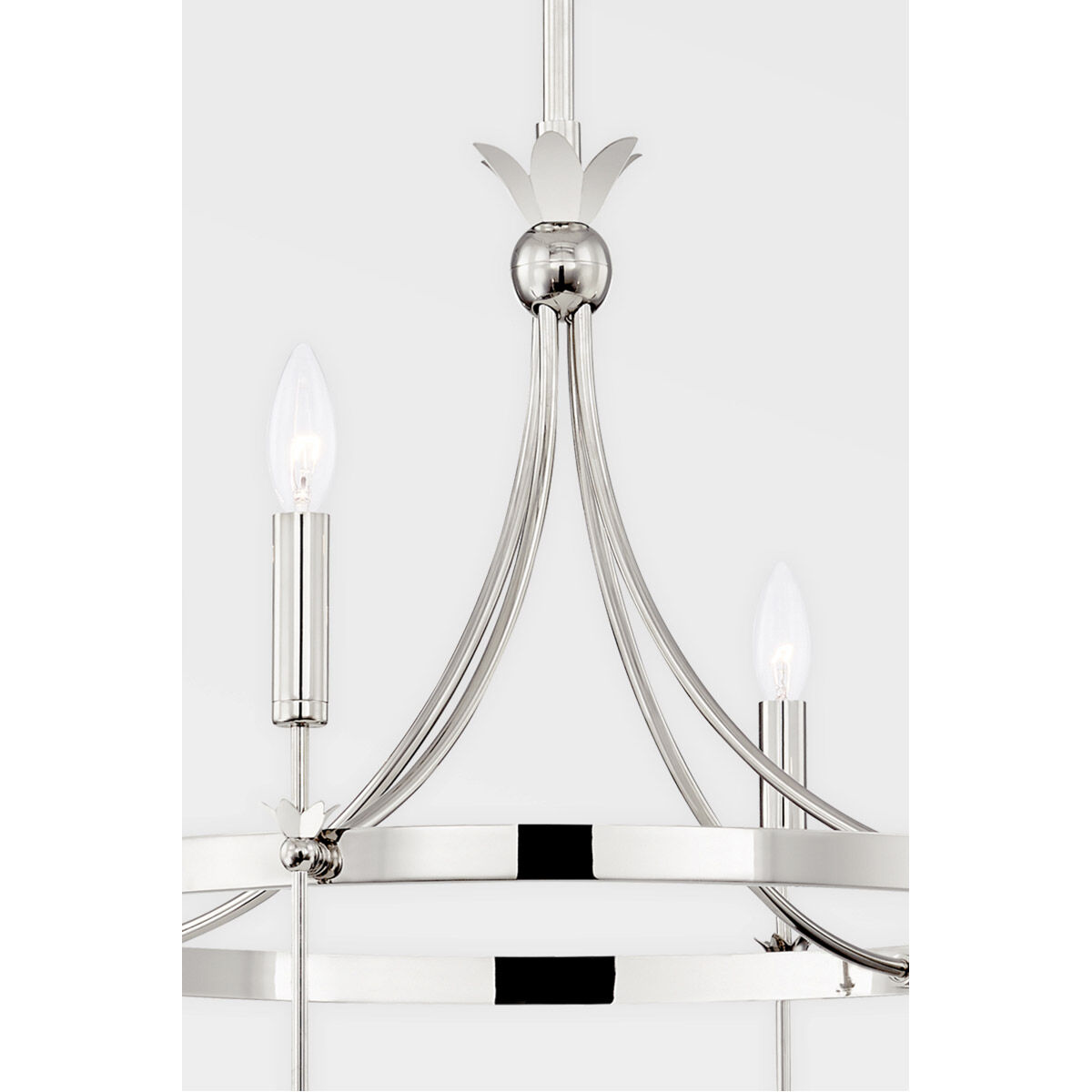 Gates 6 Light 26.75 inch Polished Nickel Chandelier Ceiling Light