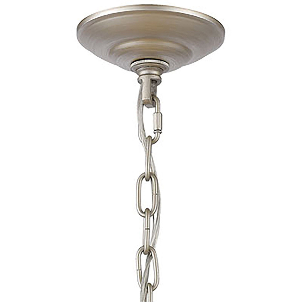Bowery Grove 50165 ASI Cork 6 Light 21 inch Aged Silver Pendant Ceiling Light