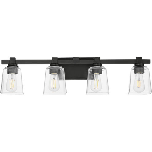 Cubos 4 Light 30.75 inch Black Wall Sconce Wall Light
