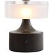 Verglas 7.5 inch 3 watt English Bronze Rechargeable Accent Lamp Portable Light