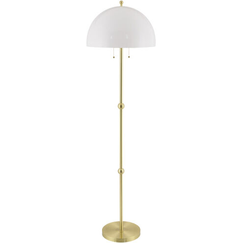 Starlux 65 inch 60 watt Plated Accent Floor Lamp Portable Light