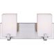 Madison 2 Light 16 inch Brushed Nickel Vanity Light Wall Light