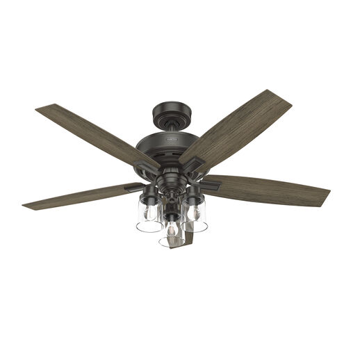 Ananova 52 inch Noble Bronze with Warm Grey Oak Blades Ceiling Fan