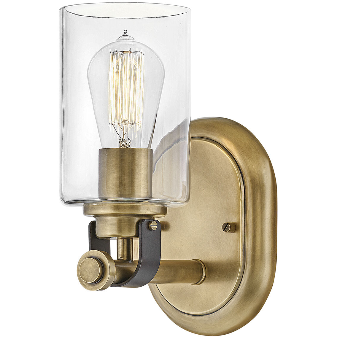 Halstead 1 Light 6.5 inch Heritage Brass Vanity Light Wall Light