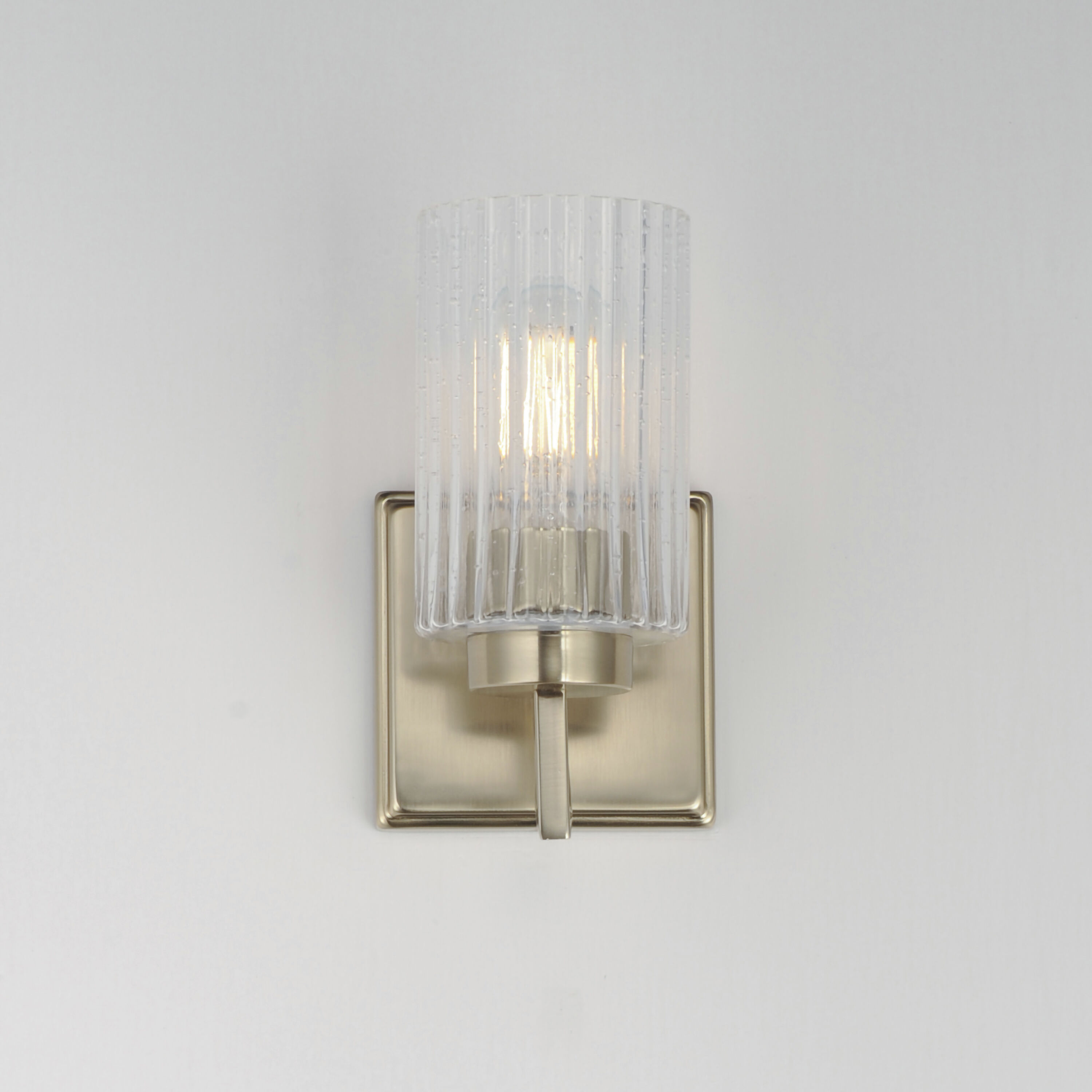 Rigata 1 Light 5 inch Satin Champagne Bath Vanity Wall Light