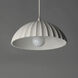 Basilica LED 13.75 inch Chaulk White Single Pendant Ceiling Light