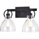 Ogden LED 16.5 inch Matte Black Bathroom Light Wall Light in 2