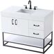 Caroline 42 X 34 inch White Bathroom Vanity Cabinet