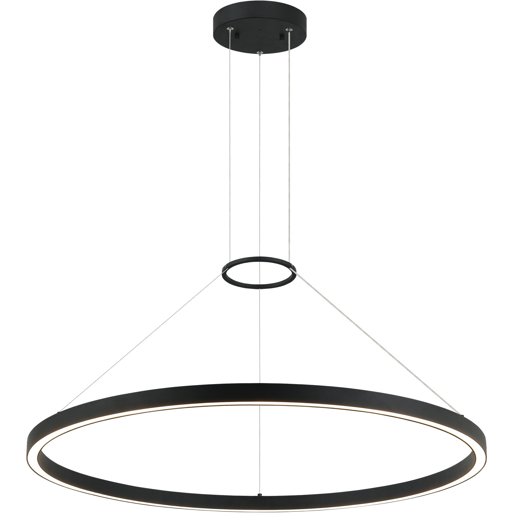 O'hara LED 31.88 inch Matte Black Chandelier Ceiling Light
