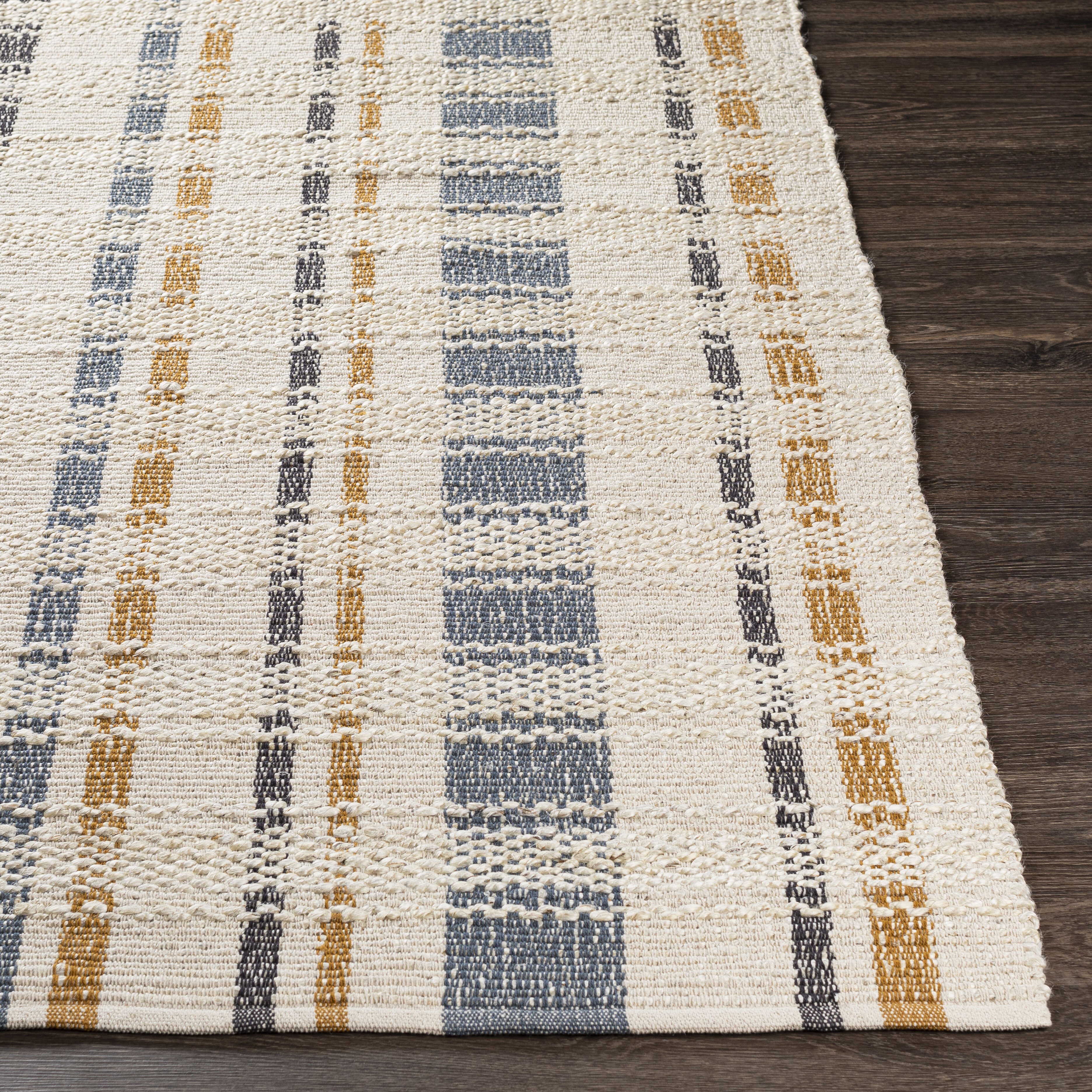 Lexington 90 X 60 inch Light Beige Rug in 5 x 8, Rectangle