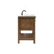 Clement 42 X 22 X 34 inch Driftwood Bathroom Vanity Cabinet