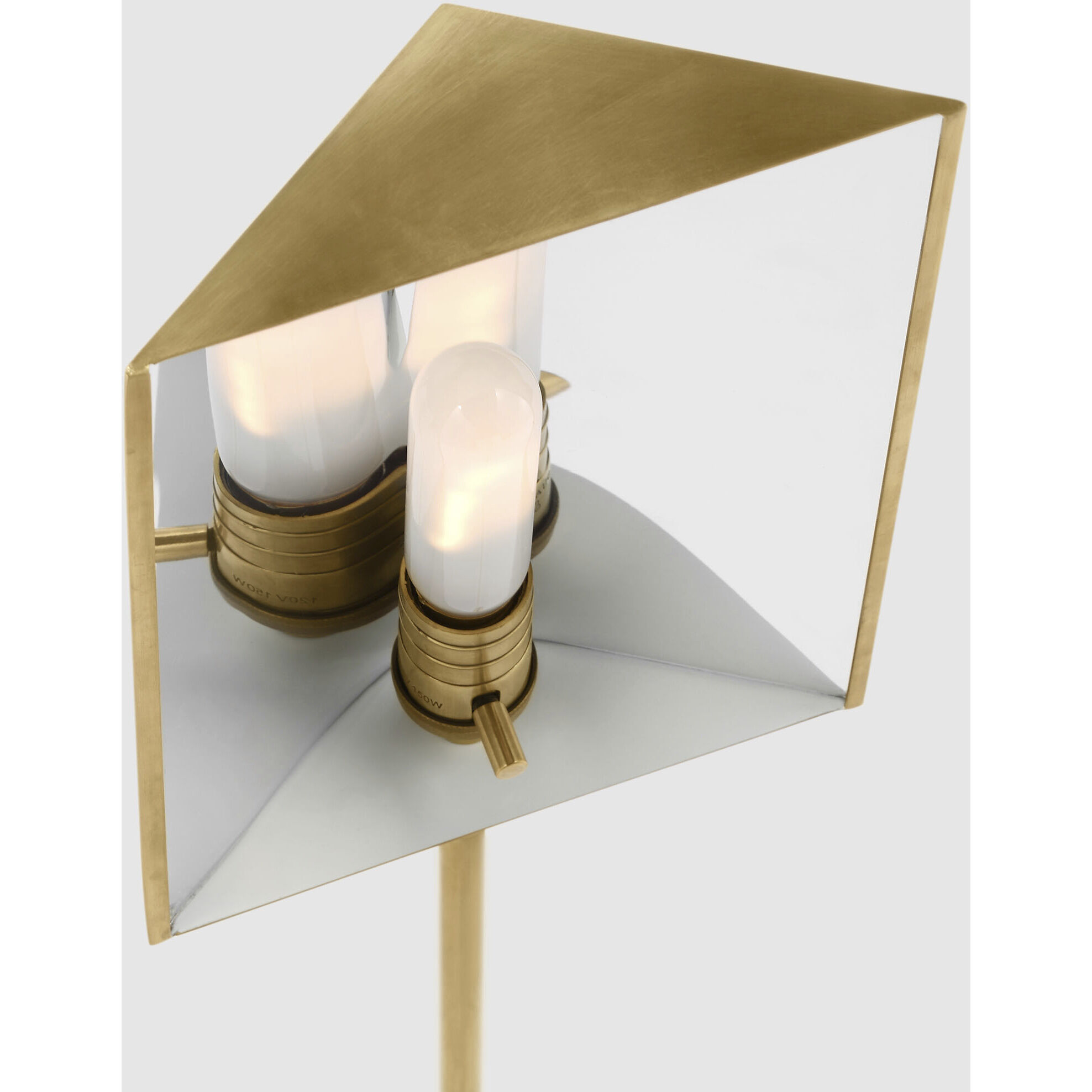 Ray Booth Copse 43 inch 6.50 watt Antique Brass and Dark Walnut Pharmacy Floor Lamp Portable Light, Medium