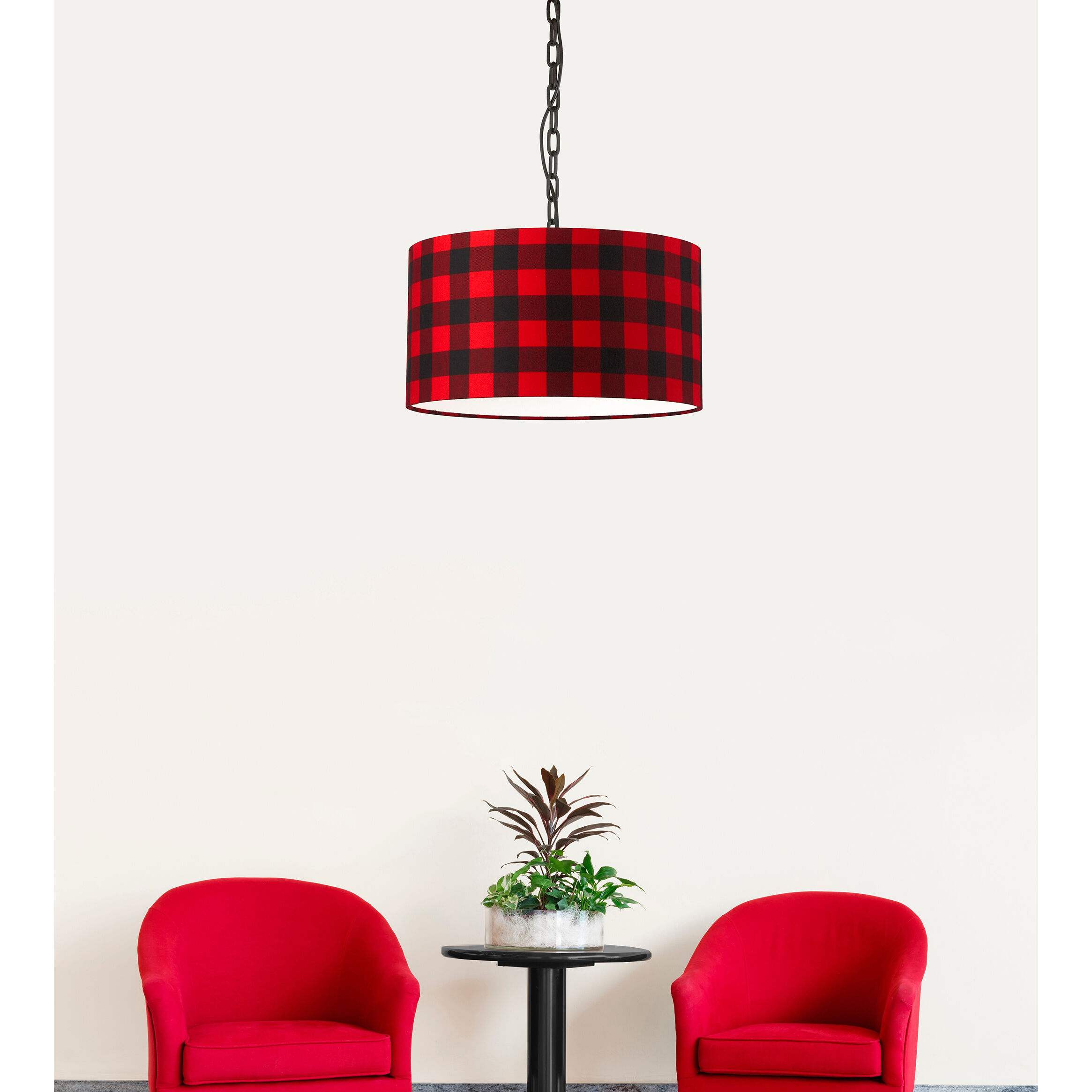 Braxton 1 Light 20 inch Black Pendant Ceiling Light, Medium