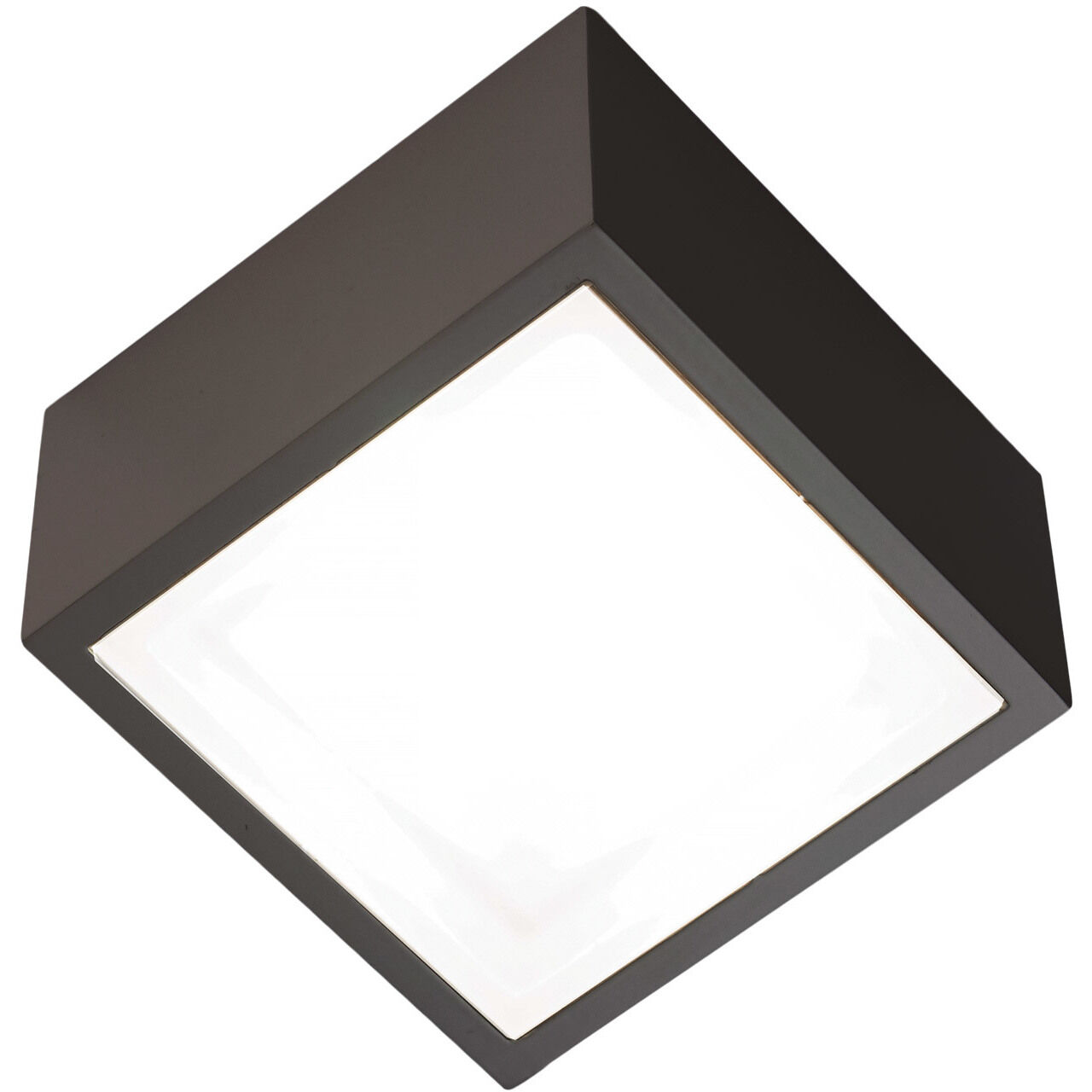 Bloc LED 5.5 inch Bronze Flush Mount Ceiling Light in 4000K
