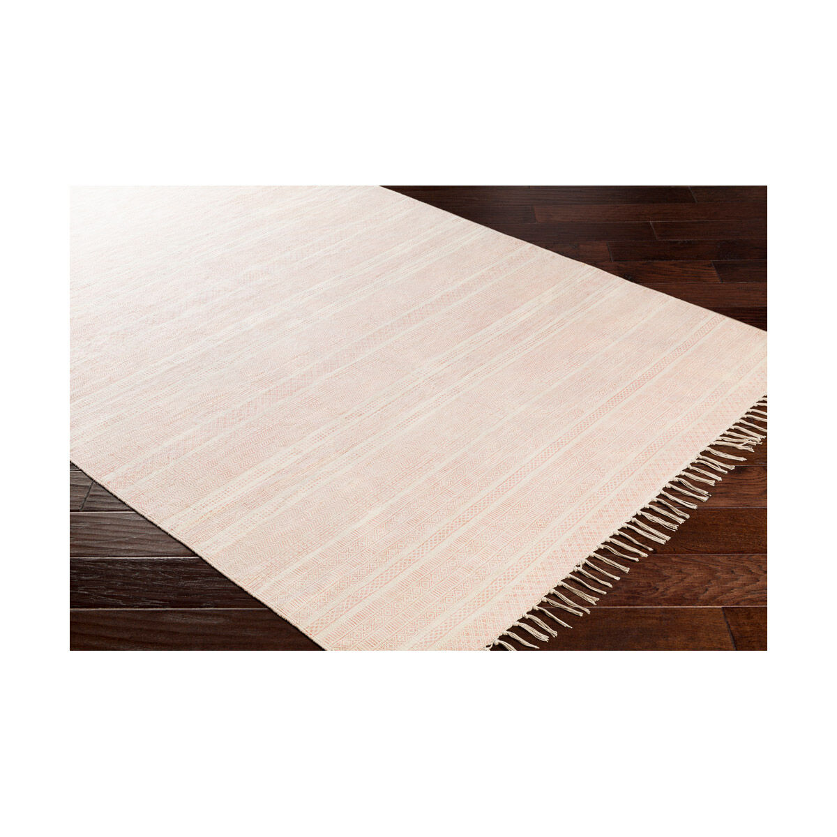 July 120 X 96 inch Coral/Khaki Rugs