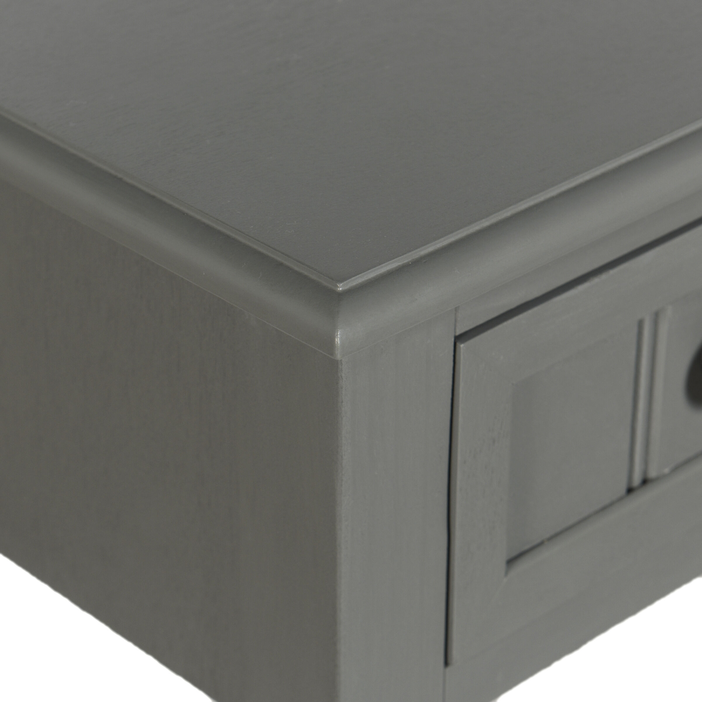 Hampton 28 X 14 inch Antique Gray End/Side Table