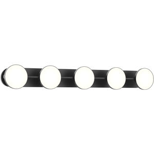 Novel LED 37 inch Black Bath Vanity Light Wall Light