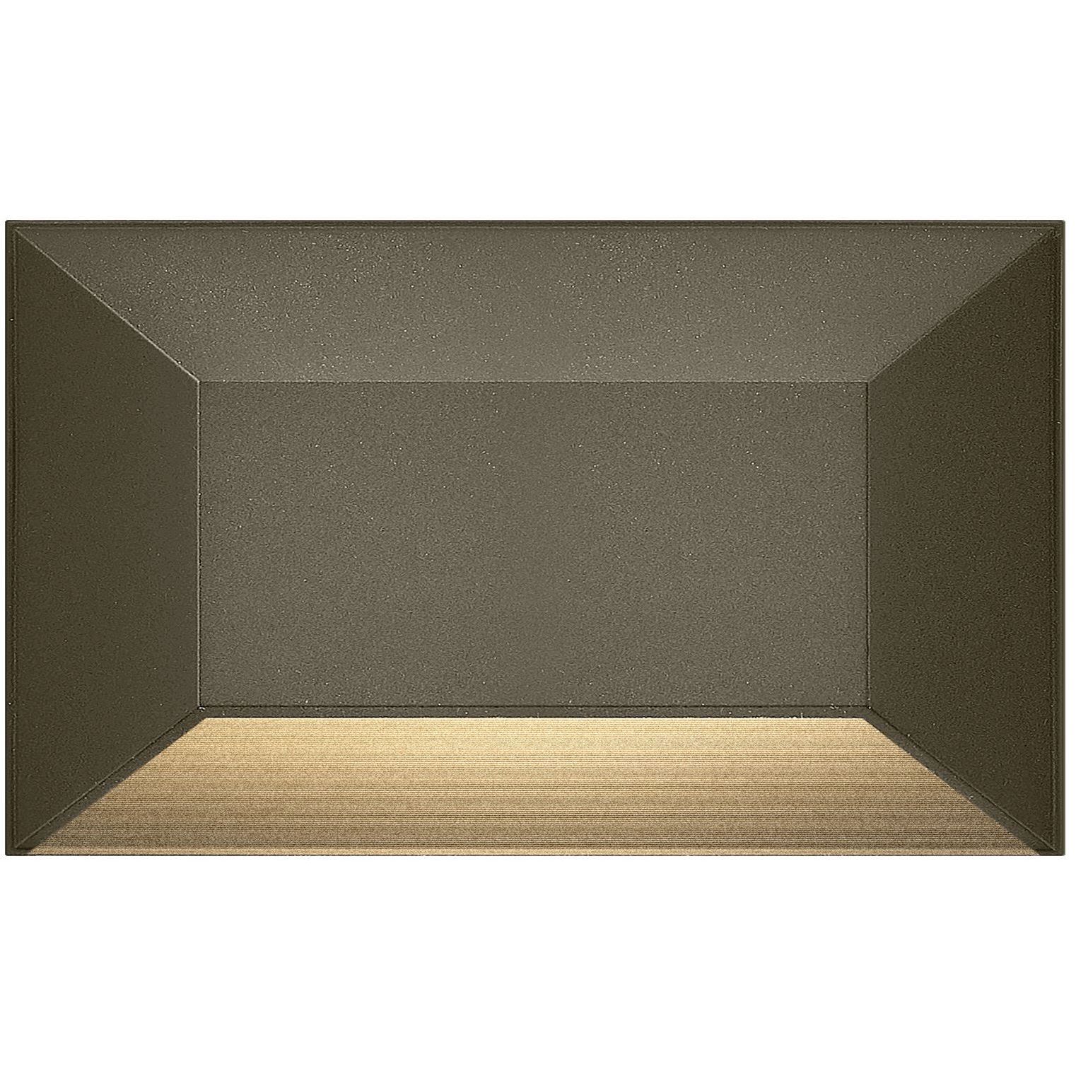 Nuvi 12v 1.90 watt Bronze Landscape Deck Sconce, Rectangular