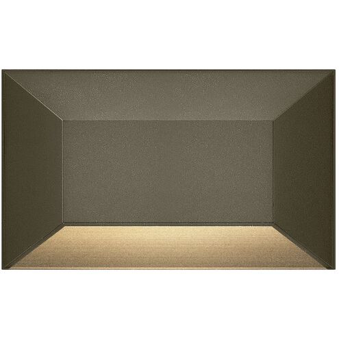 Nuvi 12v 1.90 watt Bronze Landscape Deck Sconce, Rectangular