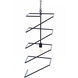 Indra 1 Light 16 inch Matte Black Pendant Ceiling Light