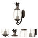 Lanai 2 Light 18 inch Black Coral Exterior Wall Mount
