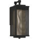 Brama 1 Light 16 inch Black and Gold Outdoor LED Wall Sconce