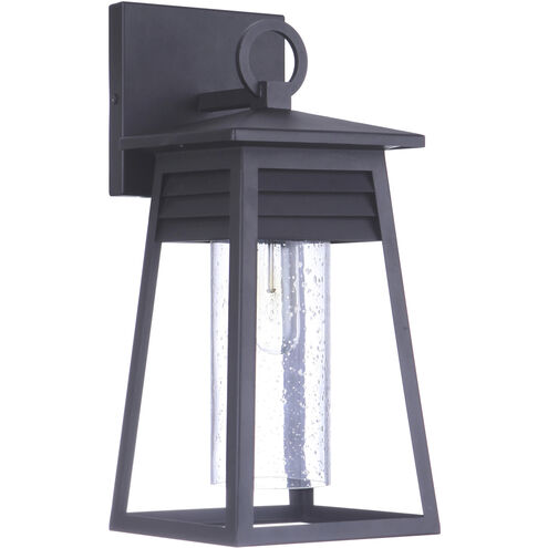 Becca 1 Light 14 inch Textured Black Outdoor Wall Mount