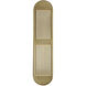 Palais LED 5.63 inch Vintage Brass Bath Vanity Light Wall Light