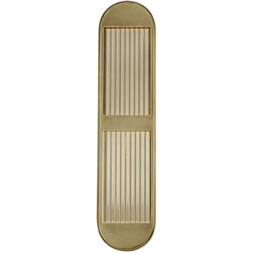 Palais LED 5.63 inch Vintage Brass Bath Vanity Light Wall Light