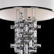 Vermeer 60 inch 60.00 watt Chrome Floor Lamp Portable Light in Firenze Clear