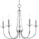 Maritime 5 Light 25.88 inch Polished Chrome Chandelier Ceiling Light