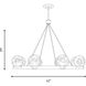 Darien 8 Light 42 inch Warm Brass Chandelier Ceiling Light