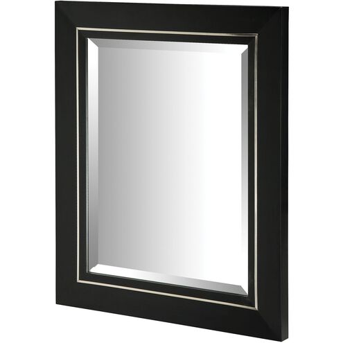 Manhattan 30 X 20 inch Black with Mirror Wall Mirror