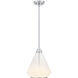 Haze 1 Light 10.5 inch Polished Chrome Mini Pendant Ceiling Light, Small
