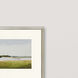 Marshlands 1433 Blue and Green and White and Brown Framed Art