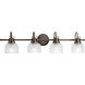 Archie 4 Light 35.5 inch Venetian Bronze Bath Vanity Wall Light