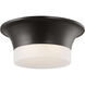 AH by Alexa Hampton Sina 2 Light 14.75 inch Aged Iron Flush Mount Ceiling Light