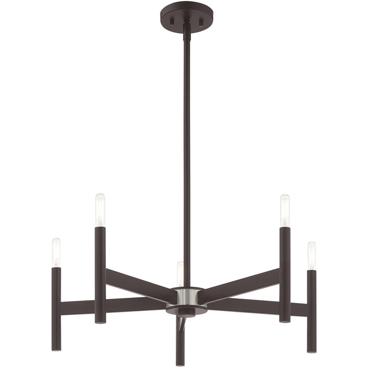Copenhagen 5 Light 25 inch Bronze Chandelier Ceiling Light