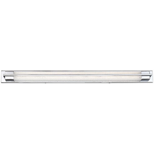 Ice LED 3 inch Chrome Bath Vanity & Wall Light in 37in.