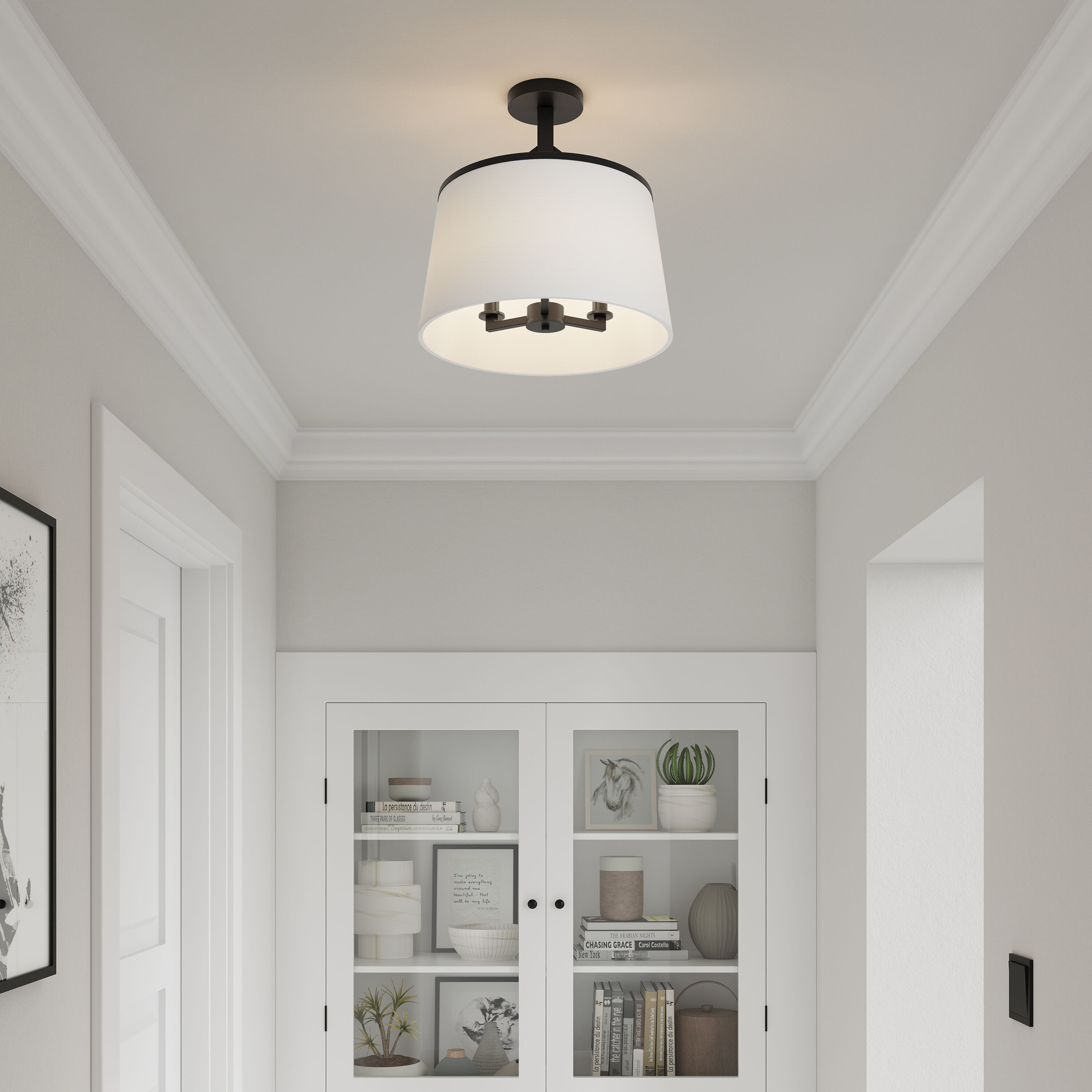 Montrine 3 Light 16 inch Matte Black Pendant Ceiling Light