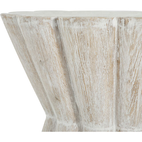 Annie Side Table in Light Washed Wood