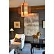 Downtown Mesh 1 Light Classic Silver Chandelier Ceiling Light, Double Drum