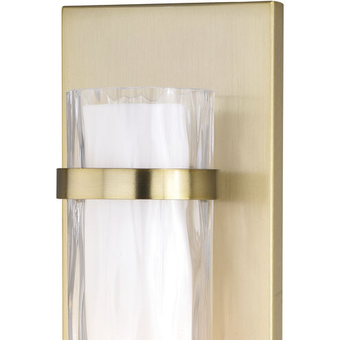 Vilo LED 4.5 inch Golden Brass Bathroom Light Wall Light