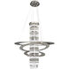 Giovanni 5 Light 26 inch Brushed Nickel Pendant Ceiling Light in Firenze Clear