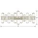 Bolton Bath Vanity Light Wall Light in Polished Nickel