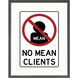 Figurative White and Black and Red Framed Art